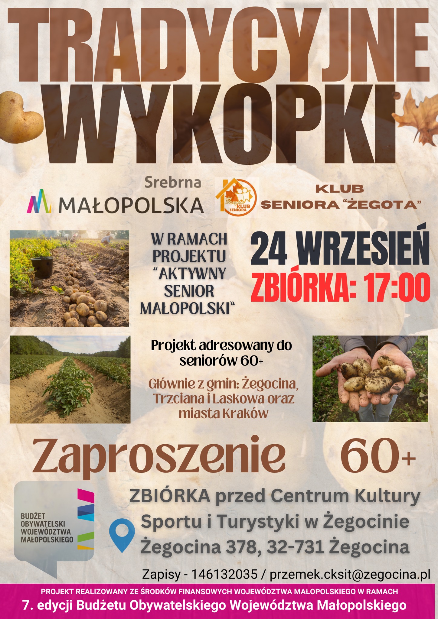 Tradycyjne wykopki - plakat.
