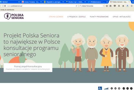 Serwis projektu "Polska Seniora".