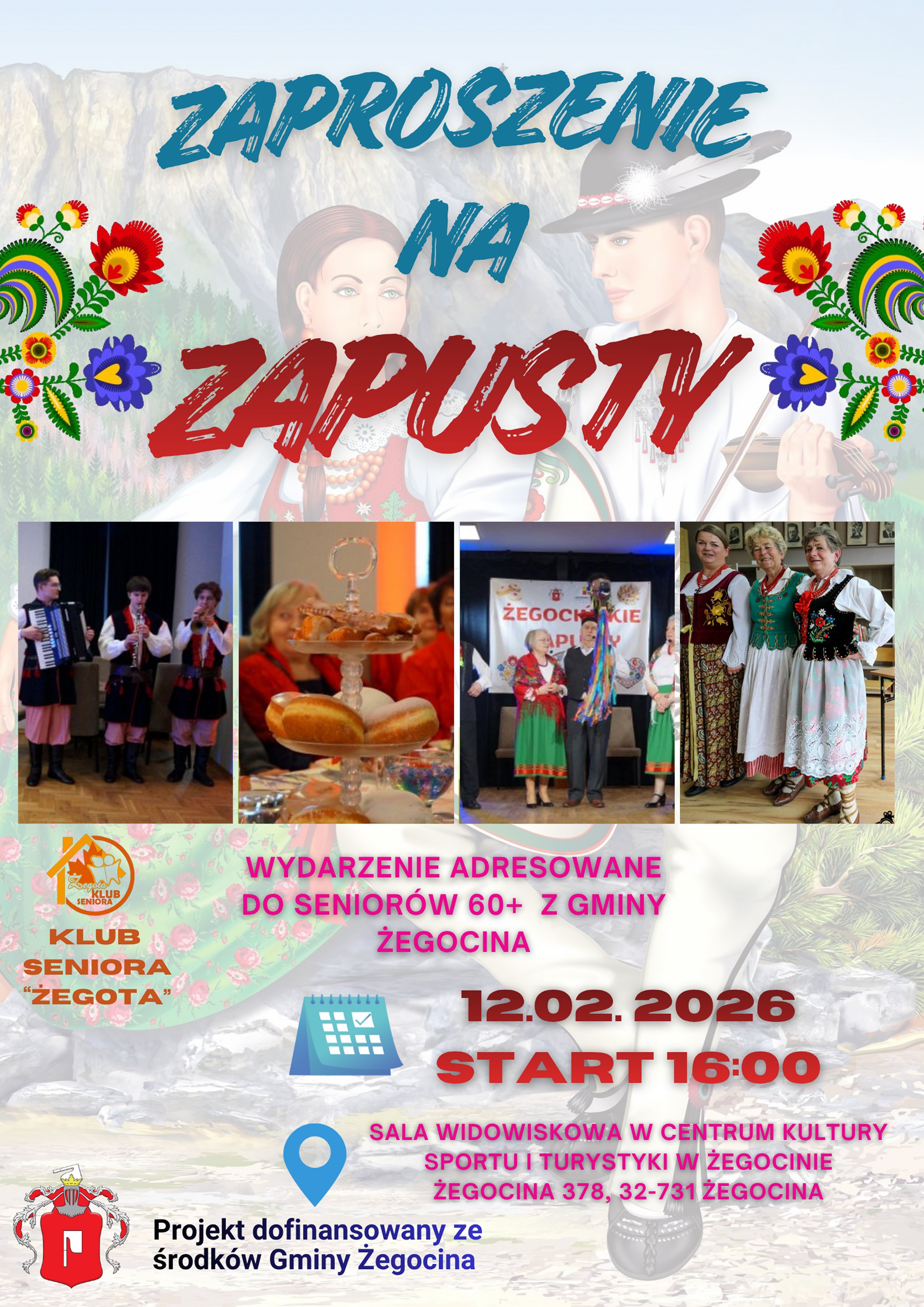 Zaproszenie na Zapusty 2026.